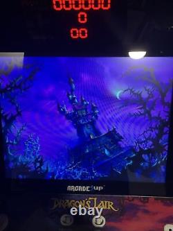 Arcade1UP Dragon's Lair Exclusive Arcade Machine Riser Light-Up Marquee 3 Games