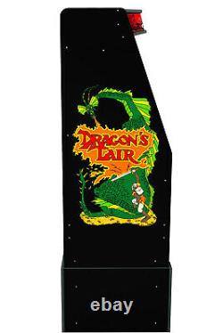 Arcade1UP Dragon's Lair Exclusive Arcade Machine Riser Light-Up Marquee 3 Games