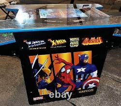 Arcade1UP Marvel vs. Capcom Head-to-Head Arcade Video Gaming Table 8 Games In 1