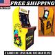 Arcade1up Pac-man Arcade Machine 2 Games In 1 Withriser Coinless Operation New