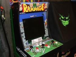 Arcade1UP Rampage 5-Ft 4-In-1 Games Arcade Machine withRiser/stool Nice Pick-Up