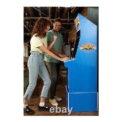 Arcade1UP Street Fighter II Big Blue Arcade Machine with Riser and Stool Bundle