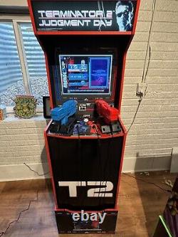Arcade1UP Terminator 2 Judgement Day-T2 Arcade Game with Light-up Marque