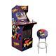 Arcade1up X-men 3-in1 Video Arcade Machine With Riser Wifi And Bar Stool Bundle
