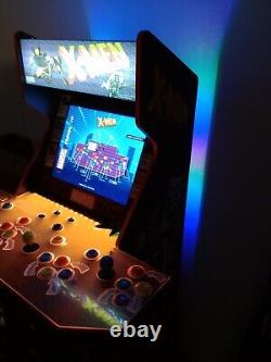Arcade1UP X-Men 4-Player Arcade Video Game Machine Riser Lit Marquee WIFI Stool