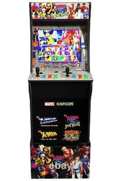 Arcade1UP X-Men vs Street Fighter Gaming Cabinet Machine with Riser NEW