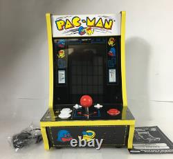 Arcade1Up Collectible PacMan CounterCade Machine, 5 Games in 1, Black&Yellow