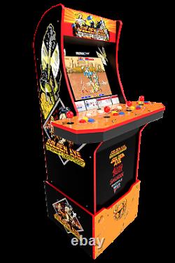Arcade1Up Golden Axe Arcade Machine with Riser & Light Up Marquee 5 Games In 1