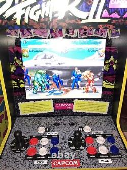 Arcade1Up Legacy Edition Street Fighter 2 with Riser Capcom 1-2 Players-12 Games