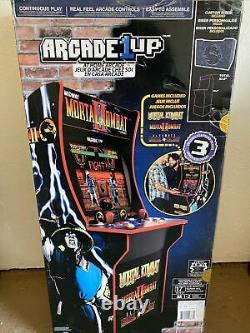 Arcade1Up Mortal Kombat At-Home Arcade Machine with Riser Brand New NO RESERVE