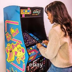 Arcade1Up Ms. PAC-MAN & GALAGA Class Of'81 Deluxe Arcade Game 5 Ft Full Size Ca