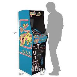 Arcade1Up Ms. PAC-MAN & GALAGA Class Of'81 Deluxe Arcade Game 5 Ft Full Size Ca