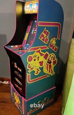 Arcade1Up Ms. Pac-Man Arcade Machine with Riser & Light Up Marquee (Model 8267)