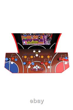 Arcade1Up NBA Jam Arcade Machine with Stool & Riser Includes 3 Games OPEN BOX