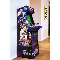 Arcade1Up NFL Blitz Legends Arcade Machine, 4-Foot 4 Player Machine for Home