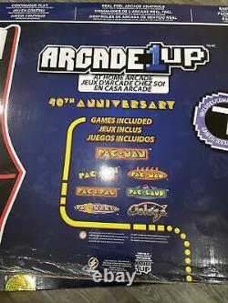 Arcade1Up Pac-Man 40th Anniversary Edition Arcade Machine Brand New Sealed 4