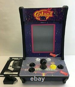 Arcade1Up Retro Tabletop Galaga 88 CounterCade Machine, 5 Games in 1, Purple&White