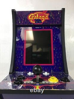 Arcade1Up Retro Tabletop Galaga 88 CounterCade Machine, 5 Games in 1, Purple&White