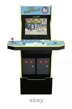 Arcade1Up Simpsons Arcade Machine W Riser & Light Up Marquee Brand New