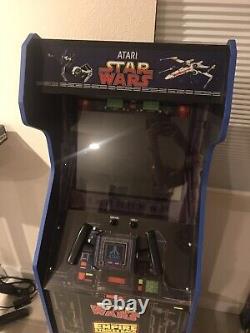 Arcade1Up Star Wars Atari Home Video Arcade Machine With Riser And Barstool Used