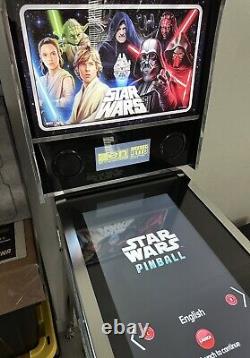 Arcade1Up Star Wars Digital Pinball Video Arcade Machine 10 Games In 1 + Stool