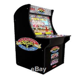 Arcade1Up Street Fighter 2 Retro Machine 4ft Tall 3 In 1 Games Classic Cabinet