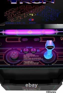Arcade1Up TRON Home Arcade Machine with Blacklight + Stool