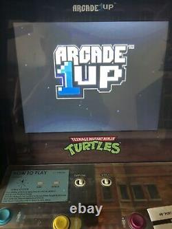 Arcade1Up Teenage Mutant Ninja Turtles Arcade Cabinet Machine with Riser