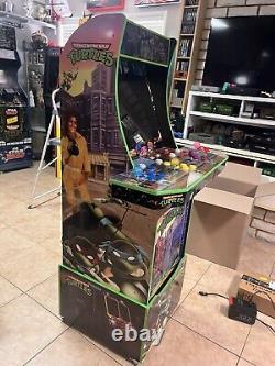 Arcade1Up Teenage Mutant Ninja Turtles Arcade Cabinet Machine with Riser