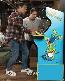 Arcade1Up The Simpsons 4 Player Arcade Machine with Matching Stool