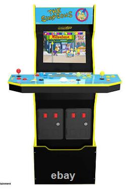 Arcade1Up The Simpsons Arcade Game With Riser & Light Up Marquee New In Box