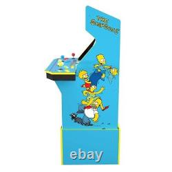 Arcade1Up The Simpsons Arcade with Stool, Riser, & Tin Wall Sign