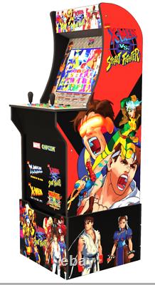 Arcade1Up X-Men VS Street Fighter NEW Arcade Machine Video Game Machine + Riser