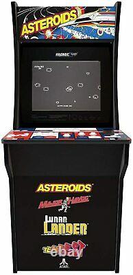 Arcade1up Retro Video Game Machine Asteroids 4ft Plus Riser