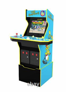 Arcade1up Simpsons Arcade Machine/Cabinet with Riser & Light Up Marquee
