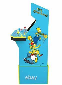 Arcade1up Simpsons Arcade Machine/Cabinet with Riser & Light Up Marquee