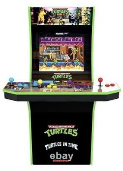 Arcade1up Teenage Mutant Ninja Turtles TMNT Arcade Machine withRiser Brand New