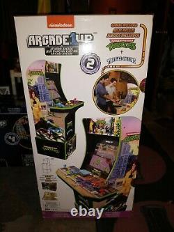 Arcade1up Teenage Mutant Ninja Turtles TMNT Arcade Machine withRiser New Cowabunga
