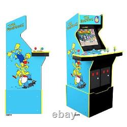 Arcade1up The Simpsons Arcade Cabinet Machine (4 Players) + Riser & Bowling Game