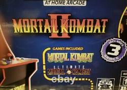 Arcade 1Up Mortal Kombat 2 video LCD game Machine 3 in 1 New Factory Sealed NIB