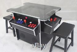 Arcade Cocktail SitDown with 1162 Game in 1 Machine -Black cabinet