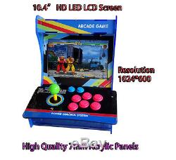 Arcade Machine Bartop 10.4 HD LED Acrylic Retro Game Desktop 1299 in 1