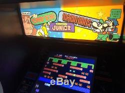 Arcade Machine With Namco Cab 60-1 New LCD Jamma Lights Donkey Kong JR Galaga NR