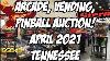 Arcade Pinball Vending Claw Machine Coin Op Auction April 2021 Sevierville Tn