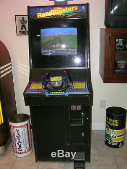 Arcade Road Blasters Video Machine From 1980's, Works Perfectly