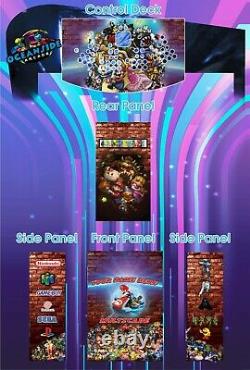Arcade machine multicade 4 players thousands of games choose design pi4