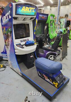 Arctic Thunder Snowmobile Racing Arcade Sit Down Driving Video Arcade 25 LCD