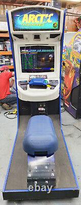 Arctic Thunder Snowmobile Racing Arcade Sit Down Driving Video Arcade 25 LCD