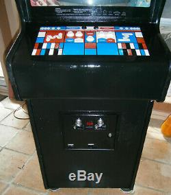 Asteroids upright video arcade game machine Atari Owl Coin Door WORKING