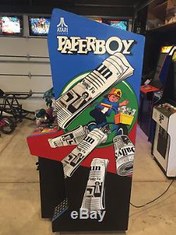 Atari Paperboy Full Size Arcade Machine. (RESTORED)